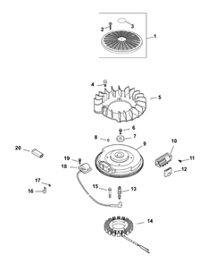 Cv20s-65610 Ignition And Electrical Diagram and Parts List for ENFORCER44 53AH3AGF050-20HP Cub Cadet Lawn Tractor